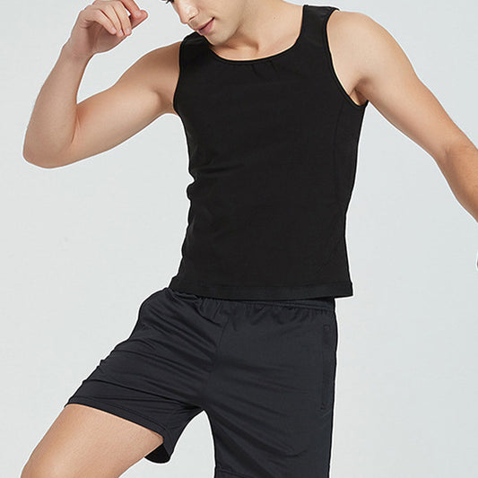 Men's Fashion Simple Solid Colour Sweatshirt Tank Top A&S Collection