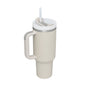 40 Oz Tumbler With Handle Straw Insulated, Stainless Steel Spill Proof Vacuum Coffee Cup Tumbler With Lid Tapered Mug Gifts For Valentine Lover Suitable For Car Gym Office Travel A&S Collection