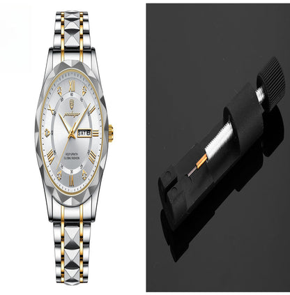Men's Waterproof Double Calendar Luminous Quartz Watch A&S Collection