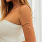 Stylish lava-inspired armband: unique design, elegant liquid metal finish A&S Collection