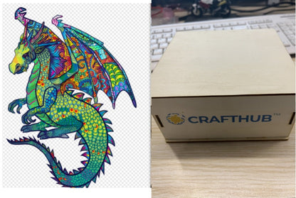 Animal Puzzle Craft Hub: A3 Size Creativity Kit for All Ages A&S Collection