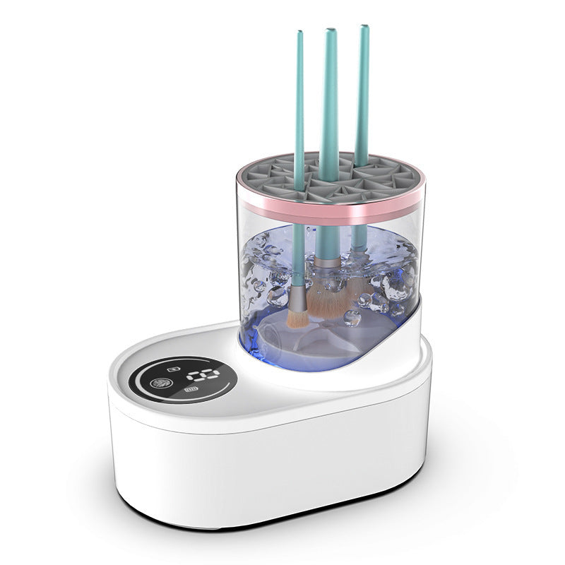 **Rechargeable brush cleaner—efficient, automatic, and time-saving elegance.** CJ