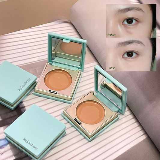 Soft And Balanced Durable Waterproof And Sweatproof Smear-proof Makeup Concealer With Powder Puff A&S Collection