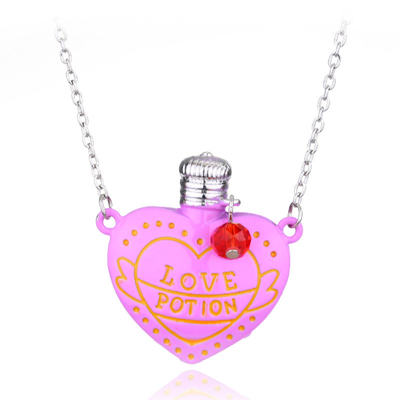 Fashion Necklace Love Poison Love Pill Bottle Pendant Valentines Day Gift A&S Collection