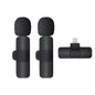 Dual Wireless Lavalier Microphone - Perfect for Outdoor Use with Crystal-Clear Audio CJ
