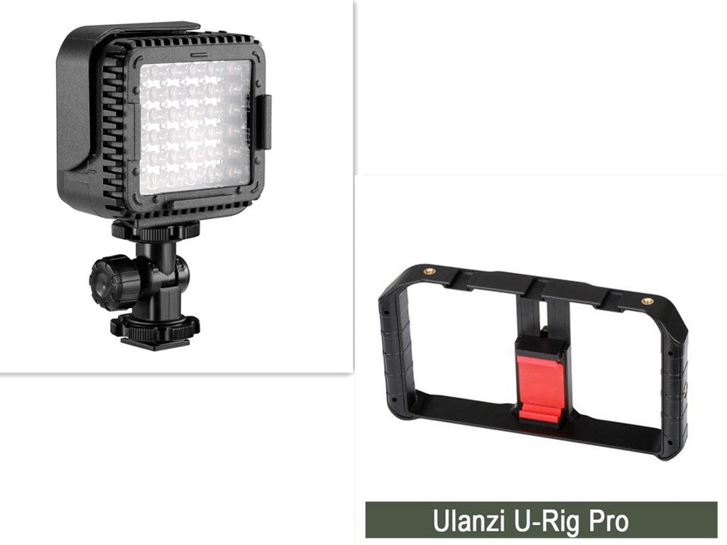 Ulanzi Handheld Smartphone Video Rig Stabilizer | Compatible with Apple & Samsung for Live Streaming, YouTube Filmmaking & Vlogging CJ