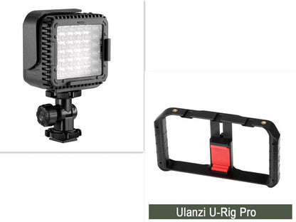 Ulanzi Handheld Smartphone Video Rig Stabilizer | Compatible with Apple & Samsung for Live Streaming, YouTube Filmmaking & Vlogging CJ