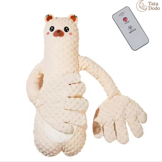 Infant Exhaust Pillow Hand Remote Controlled Soothing For Baby Sleep Cartoon Plush Toddler Comforting Hand A&S Collection