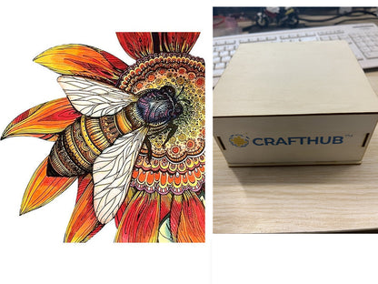 Animal Puzzle Craft Hub: A3 Size Creativity Kit for All Ages A&S Collection