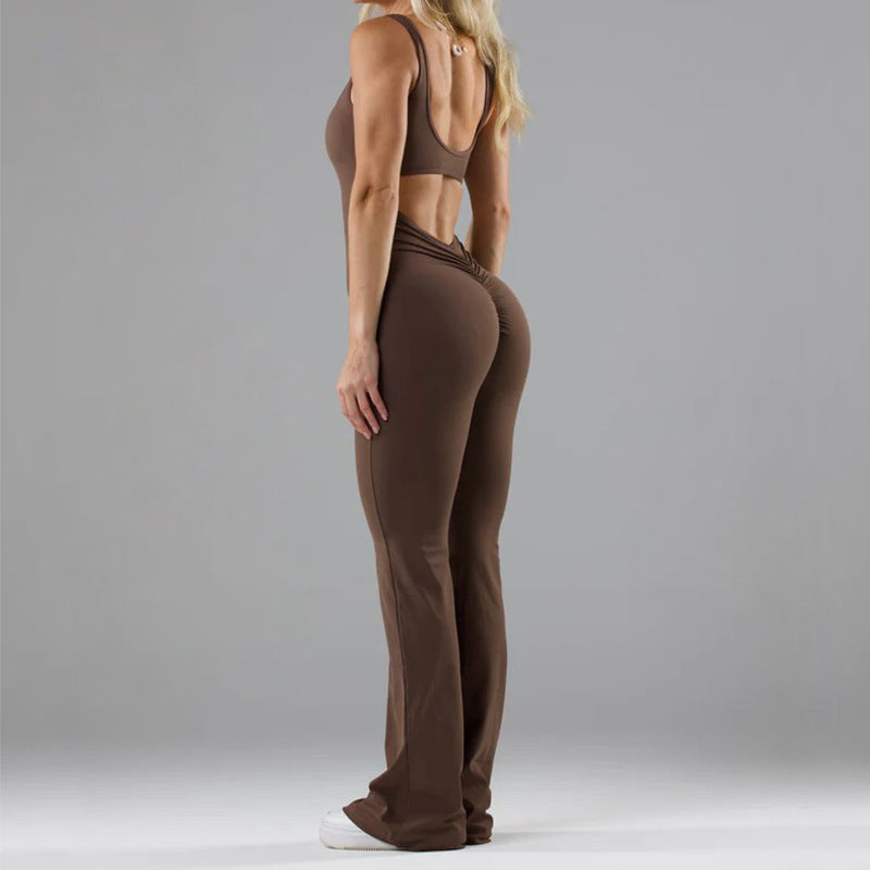 Tight Yoga Bodysuit Casual Hollow Seamless Womens Clothing A&S Collection