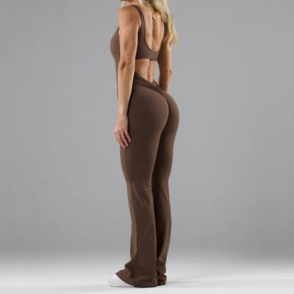 Tight Yoga Bodysuit Casual Hollow Seamless Womens Clothing A&S Collection