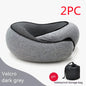 Travel Neck Pillow Non-Deformed Airplane Pillow Travel Neck Cushion Durable U-Shaped Travel Memory Cotton Nap Neck Pillow A&S Collection