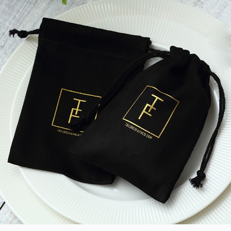 Flannel Jewelry Packaging Drawstring Drawstring Pocket Mobile Power Earphone Storage Bag A&S Collection