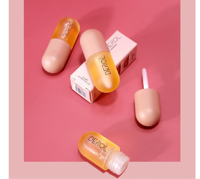 Day Night Instant Volume Lip Plumper Oil Clear Lasting Nourishing Repairing Reduce Lip Fine Line Care Lip Beauty Cosmetic CJ