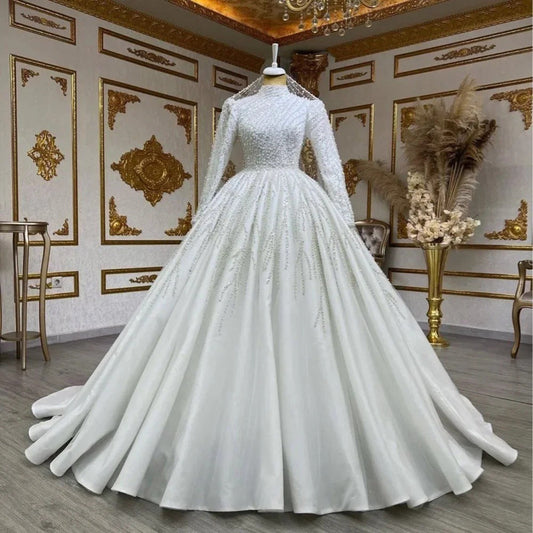 Bride Owner Wedding Dress Trailing Wedding Pettiskirt.