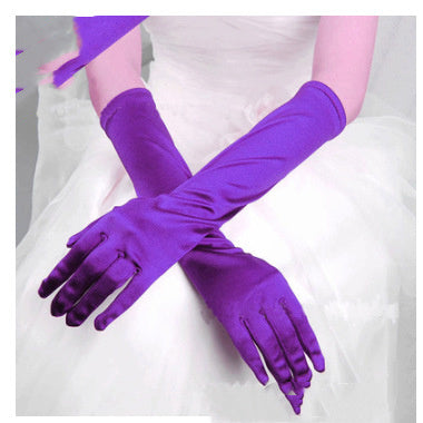 Wedding Dress Gloves Show Banquet CJ