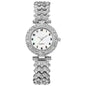 Luxury Silver Strap Watch Set: Fashion Jewelry 2pcs for Women – Elegant Quartz Wristwatch and Alloy Bracelet Gift Set A&S Collection