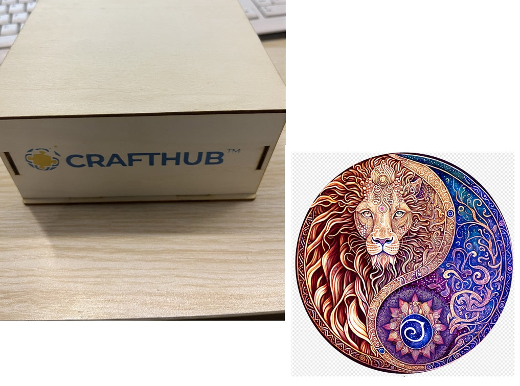 Animal Puzzle Craft Hub: A3 Size Creativity Kit for All Ages A&S Collection