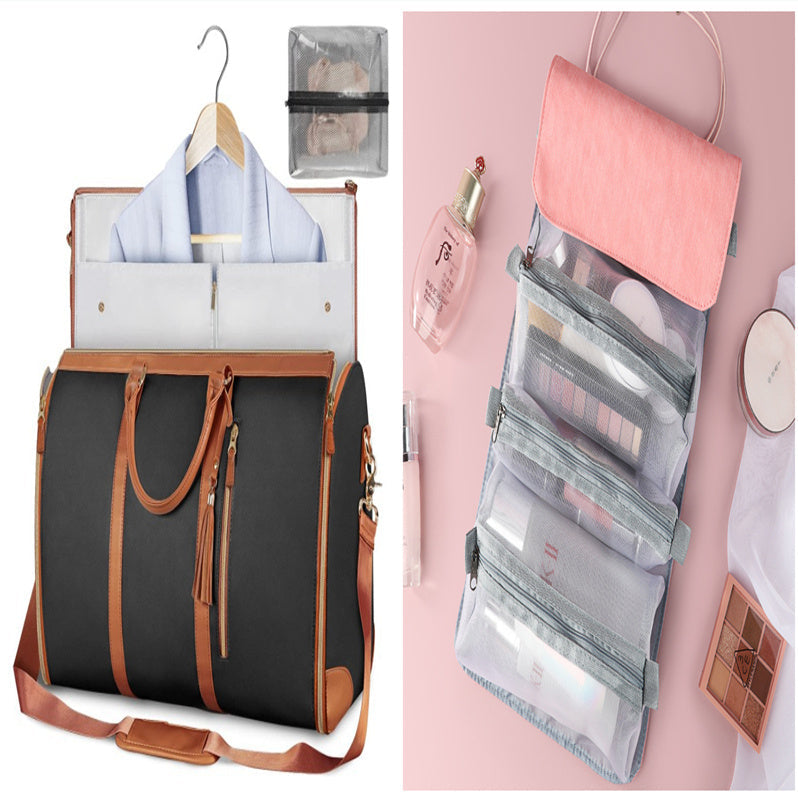 Large Capacity Travel Duffle Bag Women's Handbag Folding Suit Bag Waterproof Clothes Totes A&S Collection