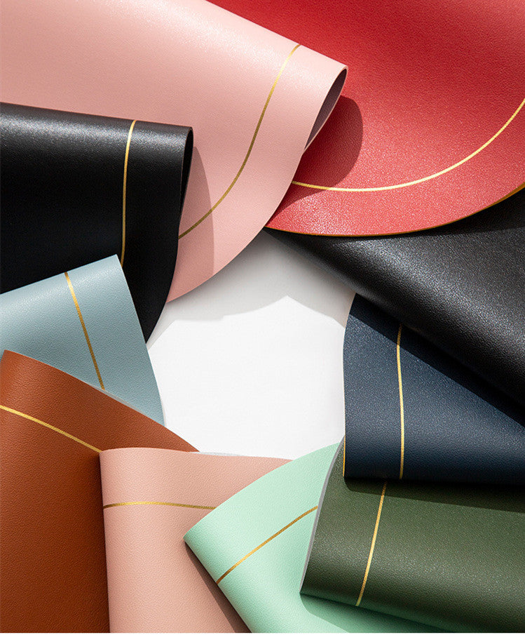 Elegant Double-sided Leather Mat: Thickened, Anti-Skid, and Heat-Resistant - Perfect for Protecting Your Table and Enhancing Dining Experiences A&S Collection