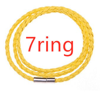 Personalized Mens Braided Genuine Leather Bracelet Stainless Steel Custom Beads Name Charm Bracelet For Men With Family Names A&S Collection