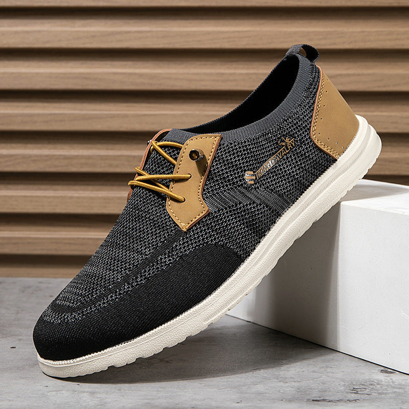 Casual Slip-on Mesh Shoes Lightweight Breathable Loafers Men Walking Running Sports Shoes A&S Collection