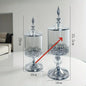 **Luxurious crystal glass storage—elevate your decor beautifully.** CJ