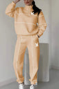 Womens 2 Piece Outfits Lounge Hoodless Pullover Sweatshirt Sweatsuit Sets Sweatshirt Baggy Fashion Sweatpants With Pockets A&S Collection