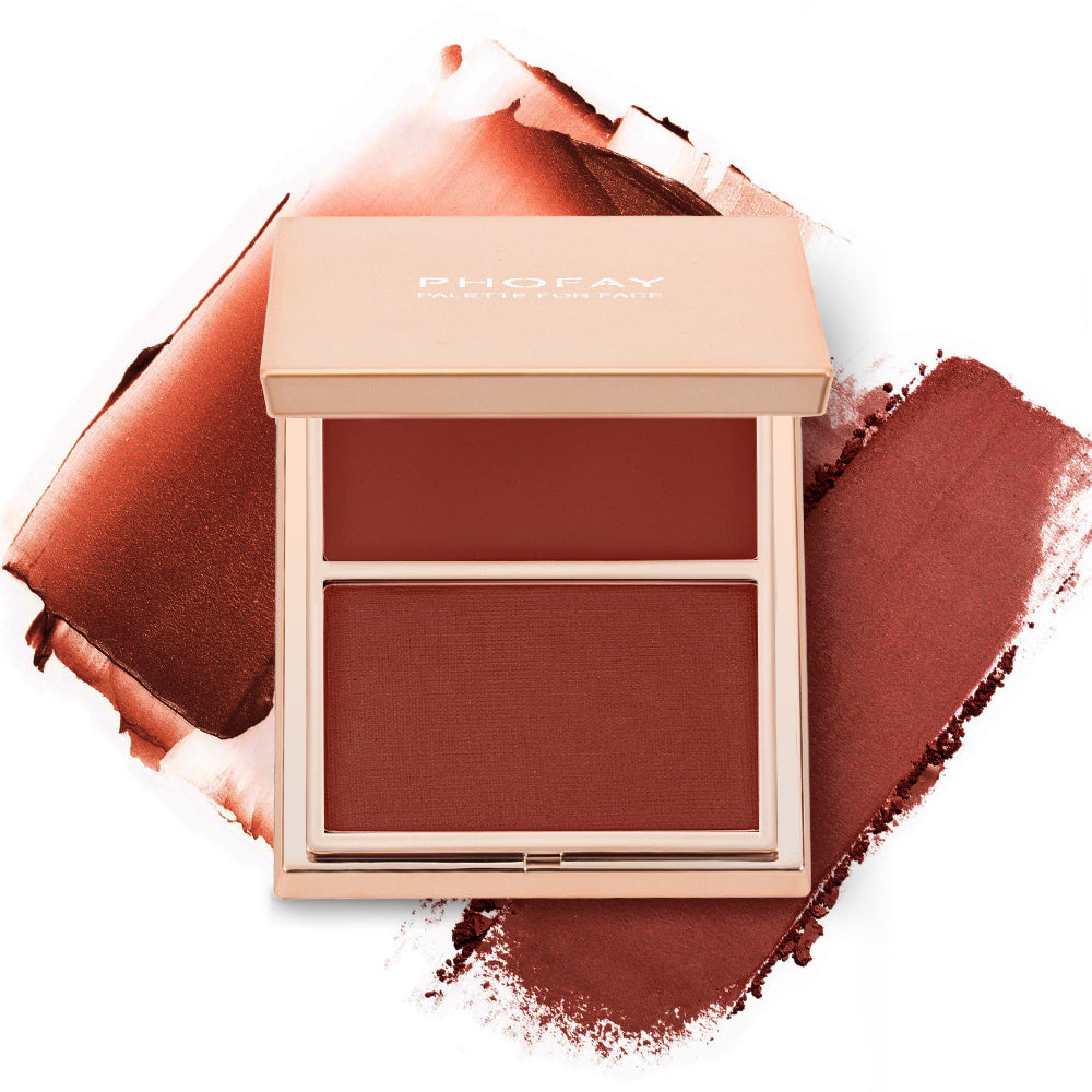 PHOFAY Double-Take Cream & Powder Blush Duo A&S Collection