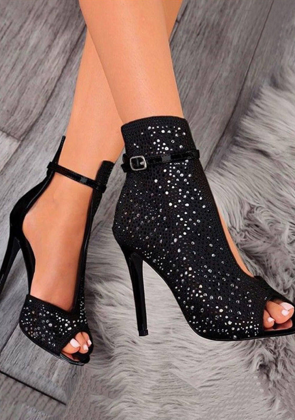 Chic Frosted High Heels: Elevate Your Everyday Elegance CJBHNSNS09782