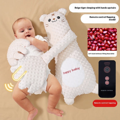 Infant Exhaust Pillow Hand Remote Controlled Soothing For Baby Sleep Cartoon Plush Toddler Comforting Hand A&S Collection