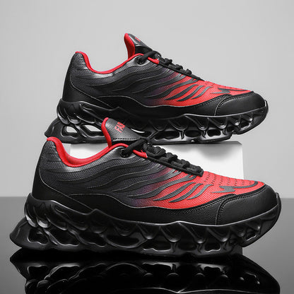 Men's Lace-up Sneakers Thick-soled Daddy Vulcanized Shoes Outdoor Running Sports Casual Shoes A&S Collection