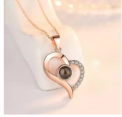 Valentines Day Gift Soap Rose Gift Box Crystal Pendant Necklace Eternal Flower Jewelry Box Set Wedding Birthday Gift For Girlfriend A&S Collection