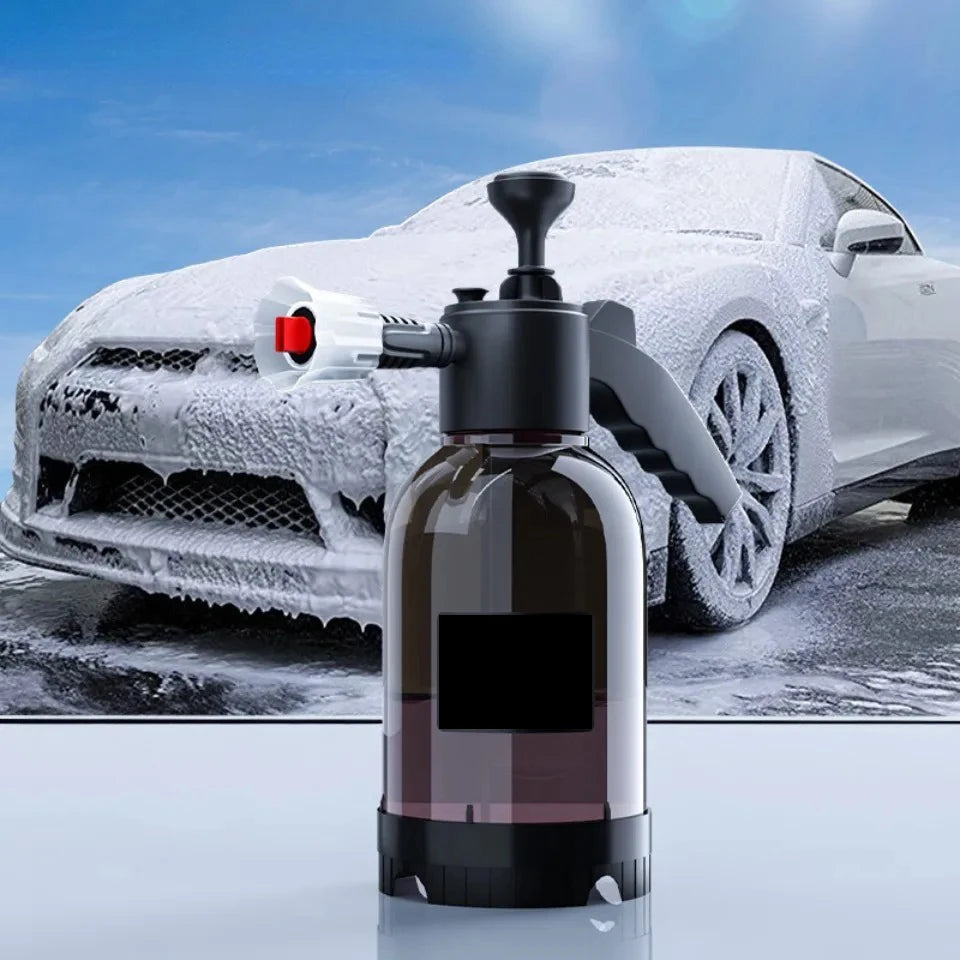2L Hand Pump Foam Sprayer: Versatile Gardening and Cleaning Tool with Snow Foam Gun Nozzle and Pressure Relief Valve A&S Collection