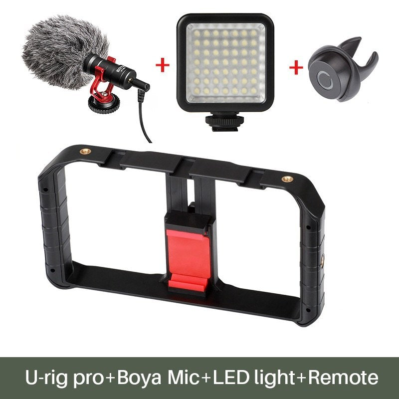 Ulanzi Handheld Smartphone Video Rig Stabilizer | Compatible with Apple & Samsung for Live Streaming, YouTube Filmmaking & Vlogging CJ