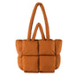 New Tote bag Puffer bag Quilted Bag women's large capacity soft advanced feeling filled cotton bag foreign style all underarm shoulder bag A&S Collection