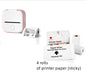 Portable Mini Thermal Label Printer: Home Photo Printer and Student Study Aid with Bluetooth Compatibility – Ideal for Price Tags and Error Correction A&S Collection