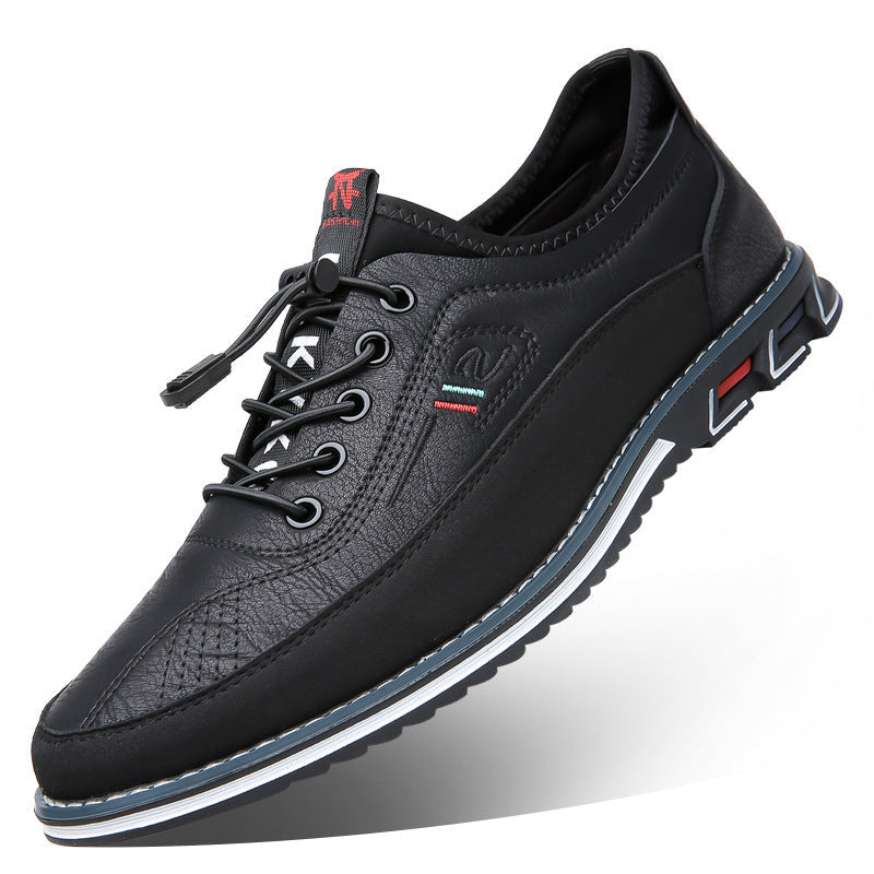 Genuine Leather Sports Comfortable And Non-slip Waterproof Leather Shoes Men's A&S Collection