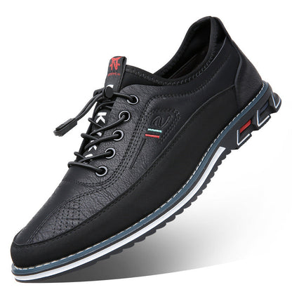 Genuine Leather Sports Comfortable And Non-slip Waterproof Leather Shoes Men's A&S Collection