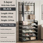 Clothes Hat Hangers Shoe Rack Multi-ayer Shoe Rack Simple Floor Shoes and Hat Racks Load-bearing Living Room Organizer Shelf A&S Collection