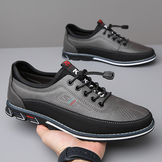 Genuine Leather Sports Comfortable And Non-slip Waterproof Leather Shoes Men's A&S Collection