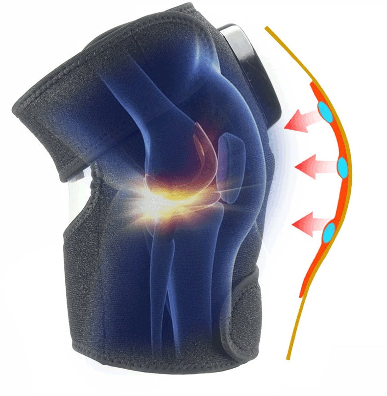 Electric Infrared Heating Knee Massager Wrap Elbow Joint Support Vibration Therapy Physiotherapy Machine Pain Relief Massageador A&S Collection