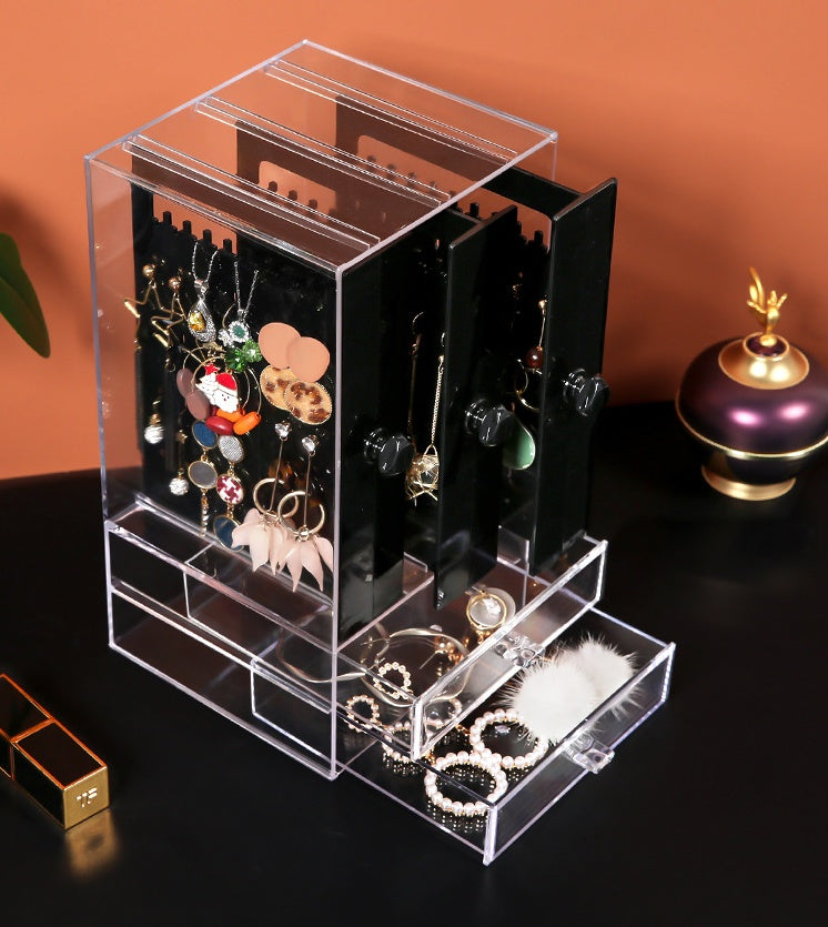 Acrylic Cosmetic Storage Box: Sleek, Transparent Organizer for All Your Beauty Essentials A&S Collection