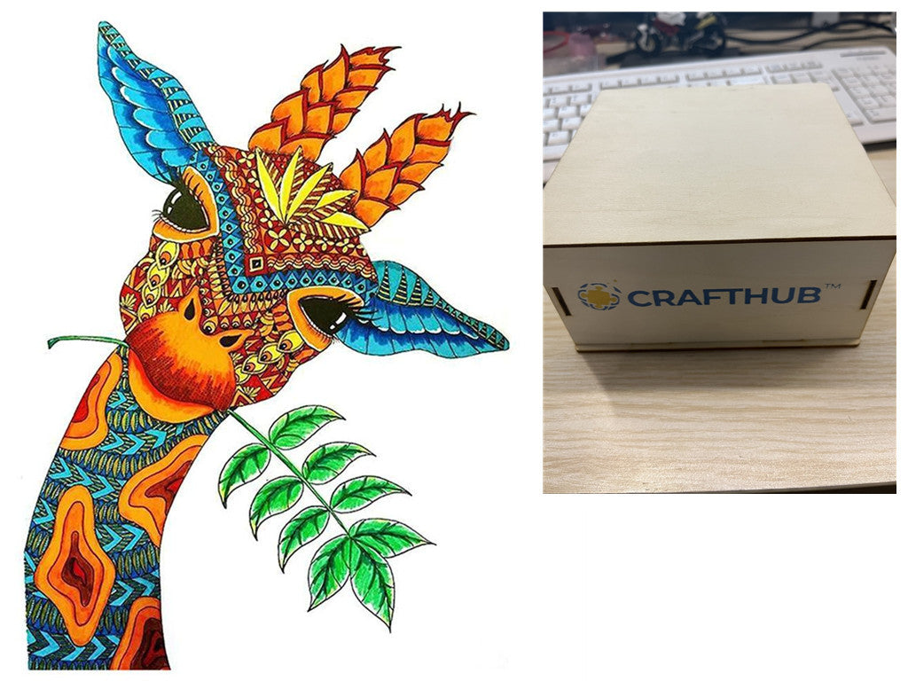 Animal Puzzle Craft Hub: A3 Size Creativity Kit for All Ages A&S Collection