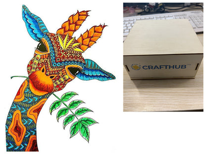 Animal Puzzle Craft Hub: A3 Size Creativity Kit for All Ages A&S Collection