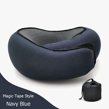 Travel Neck Pillow Non-Deformed Airplane Pillow Travel Neck Cushion Durable U-Shaped Travel Memory Cotton Nap Neck Pillow A&S Collection