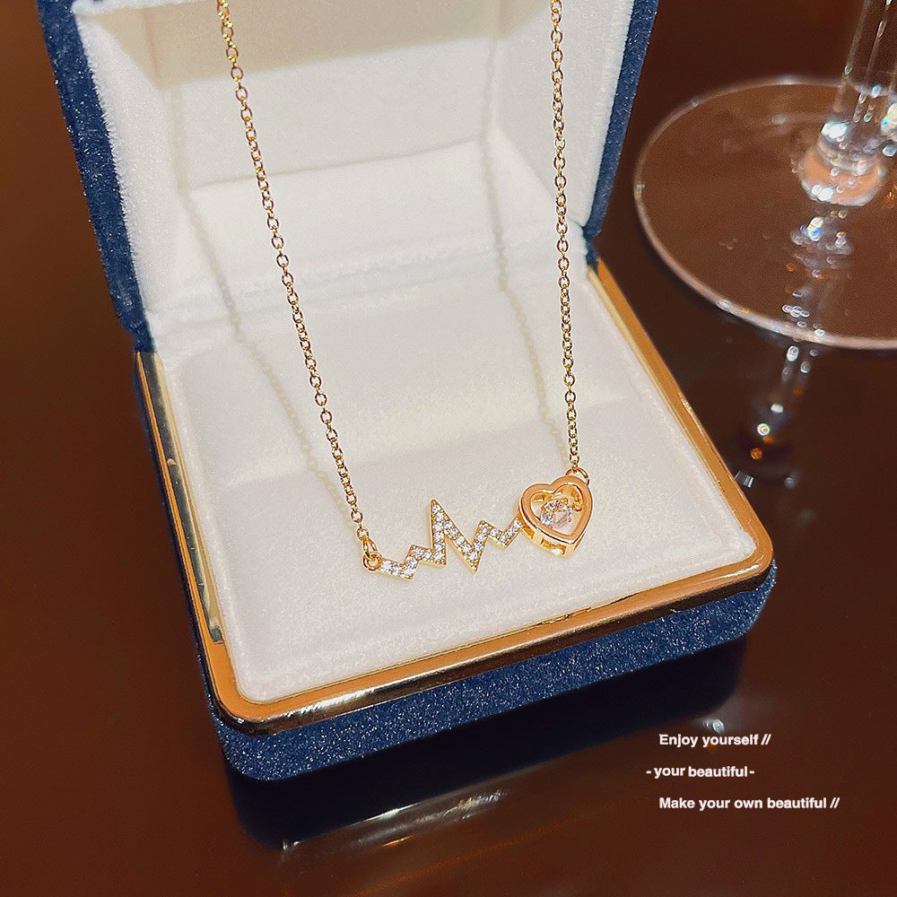 Fashion Titanium Steel Necklace - Light Luxury Design with Advanced Sense for Unique Style CJ