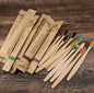 Flat Bamboo Toothbrush Kraft Paper Bag Toothbrush A&S Collection