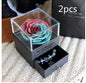 Eternal Flower Rose Jewelry Box for Birthday Presents Valentines Day Wedding Gift A&S Collection