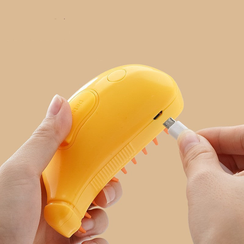 3 In 1 Pet Steam Brush Cat Dog Cleaning Steamy Spray Massage Beauty Comb Hair Removal Grooming Supplies Pets Accessories A&S Collection
